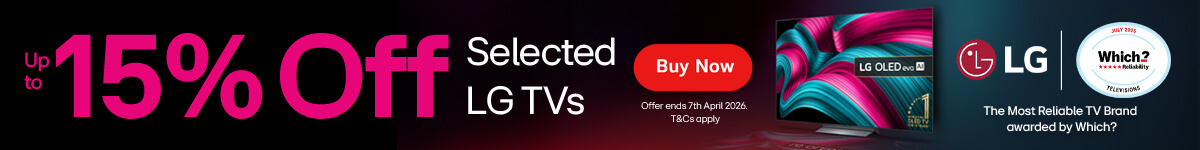 LG TV - up to 15% off 